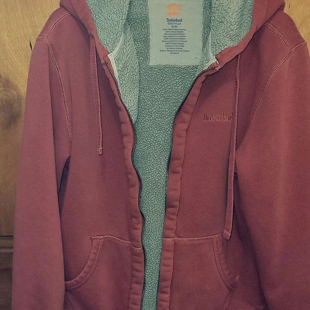 Timberland sherpa lined hoodie